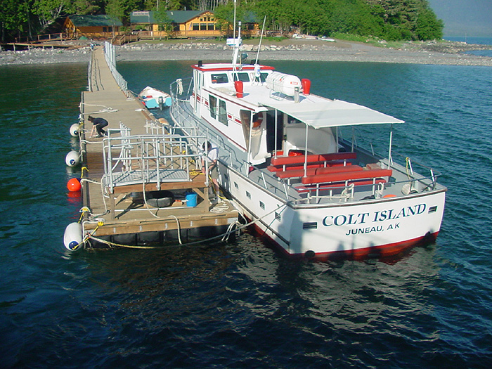 Orca Point Lodge on Colt Island.