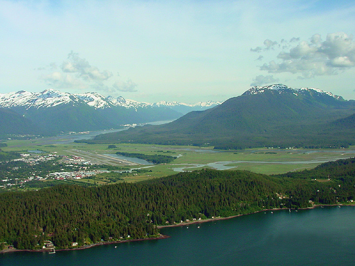 Above Auke Bay Looking Southeast.