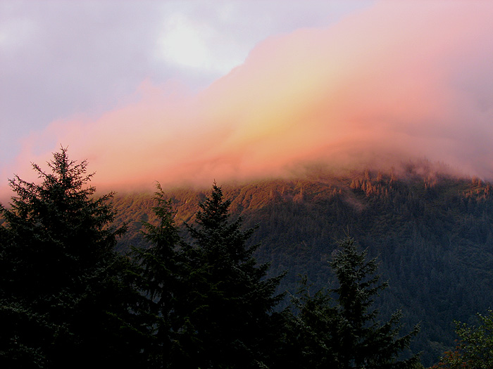 Mt. Juneau Eight Minutes Before Sunset.