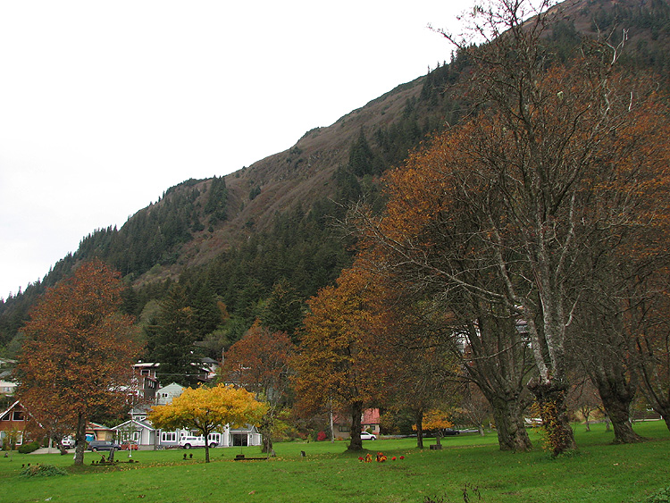 Mt. Juneau From Evergreen Cemetery.