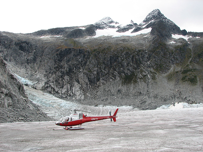Suicide Icefalls Lower Basin - Mendenhall Glacier.