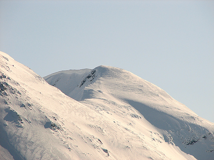 Snow Covered Mt. Roberts.