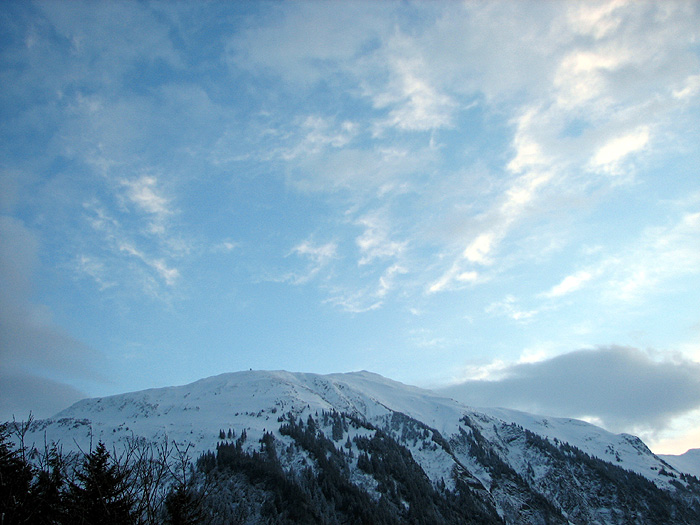 Sky and Mt. Juneau.