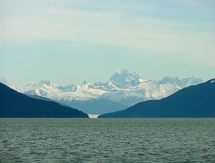 Devil's Paw and Taku Inlet.