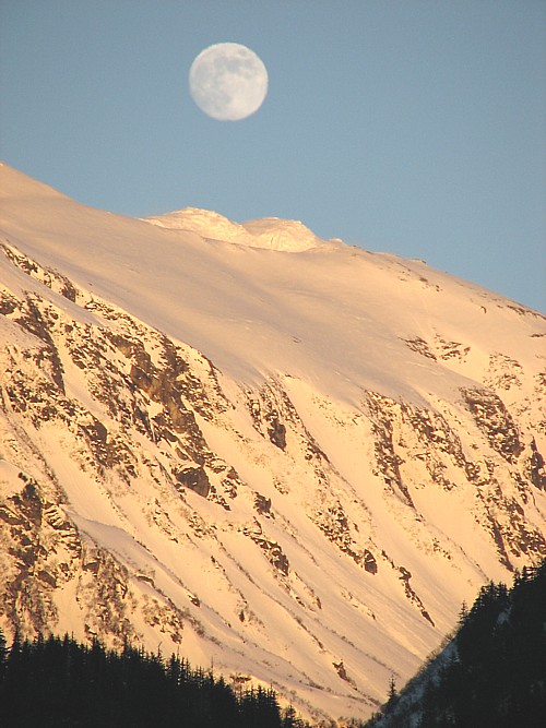 Moon Over Olds Mountain.